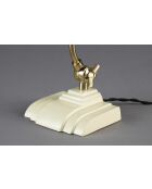 Lámpara de mesa blanca Nomad - 20 x 20 x 36,5 cm