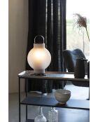 Lámpara de mesa blanca Nomad - 20 x 20 x 36,5 cm