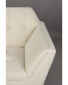Canapé 2 places Kate beige - 79 x 150 x 81 cm