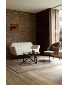 Canapé 2 places Kate beige - 79 x 150 x 81 cm