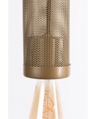 Lámpara colgante dorada Sweet Mesh M - 8 x 8 x 174 cm