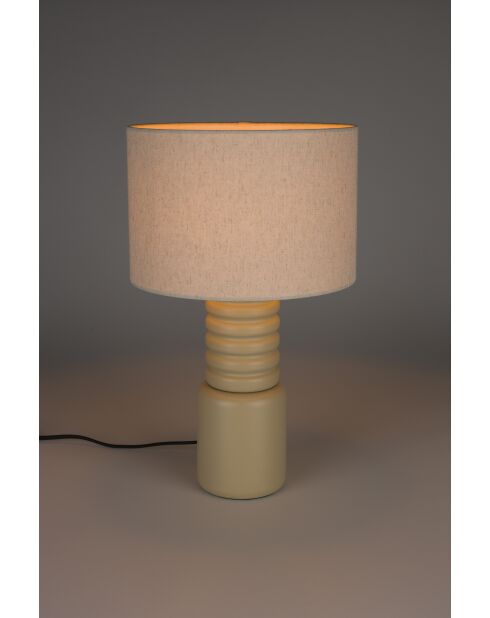 Lámpara de mesa Six beige - 30 x 30 x 50 cm