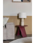 Lámpara de mesa Six beige - 30 x 30 x 50 cm