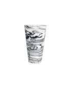 Vase Conic noir et blanc - 17.5 x 17.5 x 29.5 cm