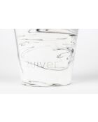 Vase Conic noir et blanc - 17.5 x 17.5 x 29.5 cm