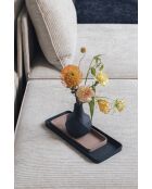 Vase Conic noir et blanc - 17.5 x 17.5 x 29.5 cm