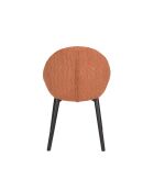 Set de 2 sillas Fenna de terracota - 57 x 54 x 81,5 cm