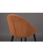 Set de 2 sillas Fenna de terracota - 57 x 54 x 81,5 cm