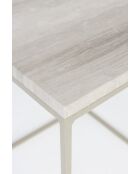 Stroy grijze bijzettafel - 35 x 35 x 45 cm