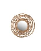 Miroir Kubu marron - 75 x 75 x 3.2 cm
