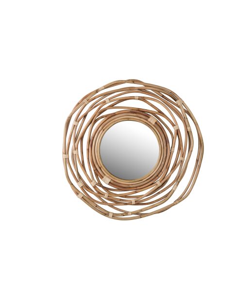 Miroir Kubu marron - 75 x 75 x 3.2 cm