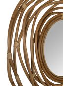 Miroir Kubu marron - 75 x 75 x 3.2 cm