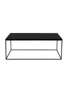 Table basse Glazed noire - 93 x 42.5 x 35.5 cm