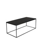Table basse Glazed noire - 93 x 42.5 x 35.5 cm