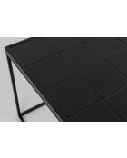 Table basse Glazed noire - 93 x 42.5 x 35.5 cm