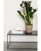 Table basse Glazed noire - 93 x 42.5 x 35.5 cm