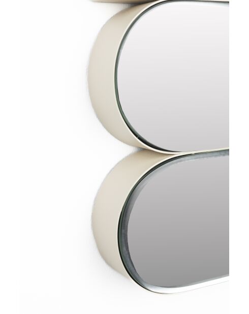Miroir Aren noir - 47 x 55 x 5 cm