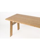 Ensemble de jardin Avenue naturel - 180 x 79 x 75 cm