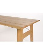 Ensemble de jardin Avenue naturel - 180 x 79 x 75 cm
