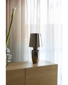 Edle silberne Tischlampe - 20 x 20 x 42 cm