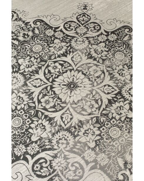 Tapis d'extérieur rond Coventry noir - 280 x 280 x 0.4 cm