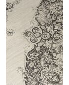 Tapis d'extérieur rond Coventry noir - 280 x 280 x 0.4 cm