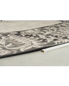 Tapis d'extérieur rond Coventry noir - 280 x 280 x 0.4 cm