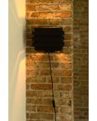 Dumont schwarze Wandleuchte - 24 x 12 x 24 cm