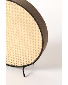 Lámpara de mesa negra Sien - 5 x 34 x 36 cm