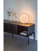 Lámpara de mesa negra Sien - 5 x 34 x 36 cm