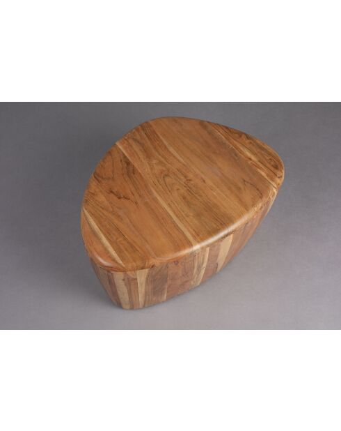 Bruine salontafel Ayla - 58 x 45 x 28 cm