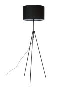 Lámpara de pie negra Lesley - 58 x 58 x 153 cm
