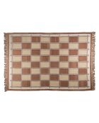 Teppich Gambit in Beige und Terrakotta, 200 x 300 x 1 cm