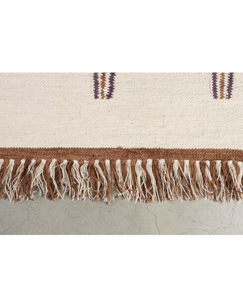 Teppich Gambit in Beige und Terrakotta, 200 x 300 x 1 cm