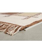 Teppich Gambit in Beige und Terrakotta, 200 x 300 x 1 cm