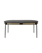 Mesa de comedor Don't Stop The Webbing, negra, 180 x 90 x 76 cm