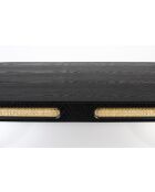 Mesa de comedor Don't Stop The Webbing, negra, 180 x 90 x 76 cm
