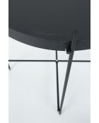 Mesa auxiliar negra Cupido - 82,5 x 82,5 x 35 cm