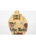 Mesa auxiliar dorada Fother Mucker Love - 40 x 40 x 50 cm