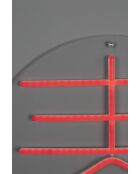 Lámpara de pared de neón roja Sya Spring, 35 x 35 x 5,5 cm