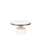 Mesita blanca Glam - 60 x 60 x 35 cm
