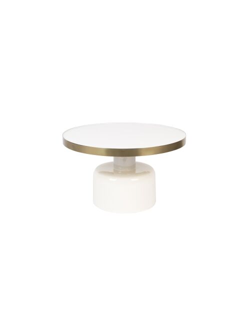 Mesita blanca Glam - 60 x 60 x 35 cm
