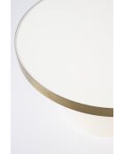 Mesita blanca Glam - 60 x 60 x 35 cm