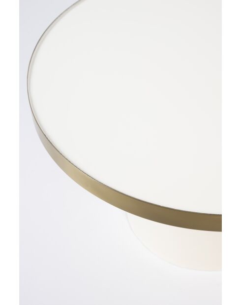 Mesita blanca Glam - 60 x 60 x 35 cm