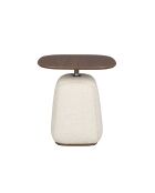 Mesa auxiliar Shelly beige - 48 x 48 x 51,5 cm