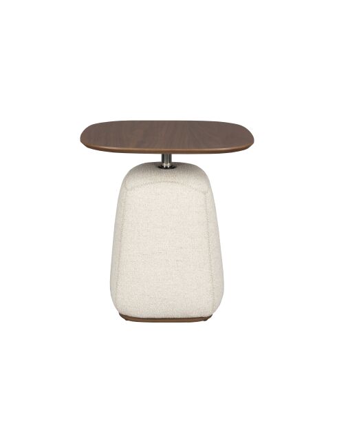 Mesa auxiliar Shelly beige - 48 x 48 x 51,5 cm
