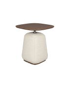 Mesa auxiliar Shelly beige - 48 x 48 x 51,5 cm