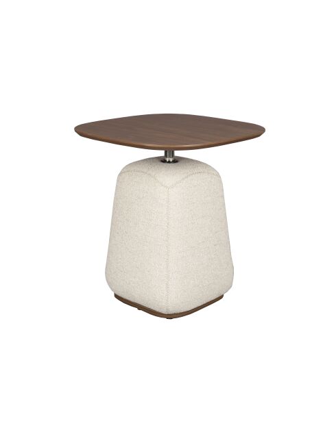 Mesa auxiliar Shelly beige - 48 x 48 x 51,5 cm