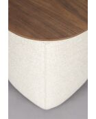 Mesa auxiliar Shelly beige - 48 x 48 x 51,5 cm