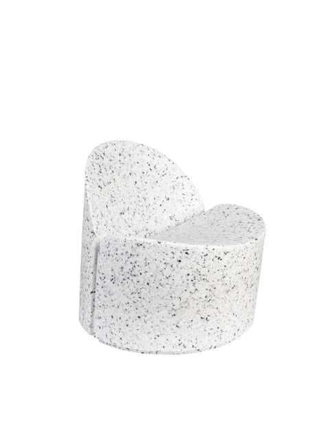 Sillón de jardín Bloom blanco - 72 x 69 x 70 cm